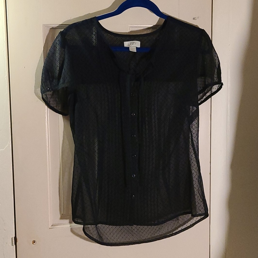 Black button up